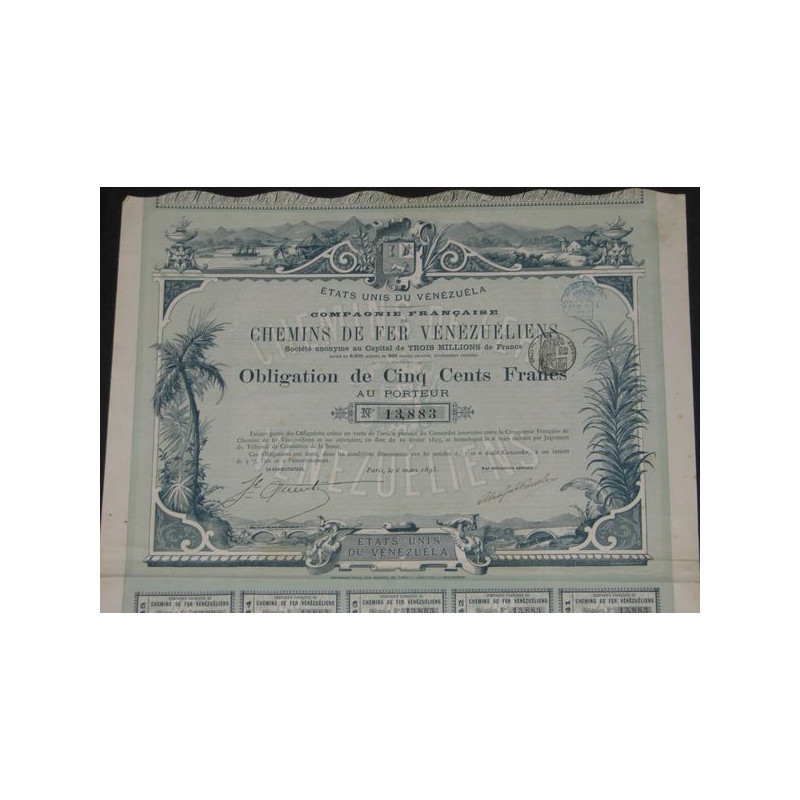 Cie Française de Chemins de Fer Vénézuéliens