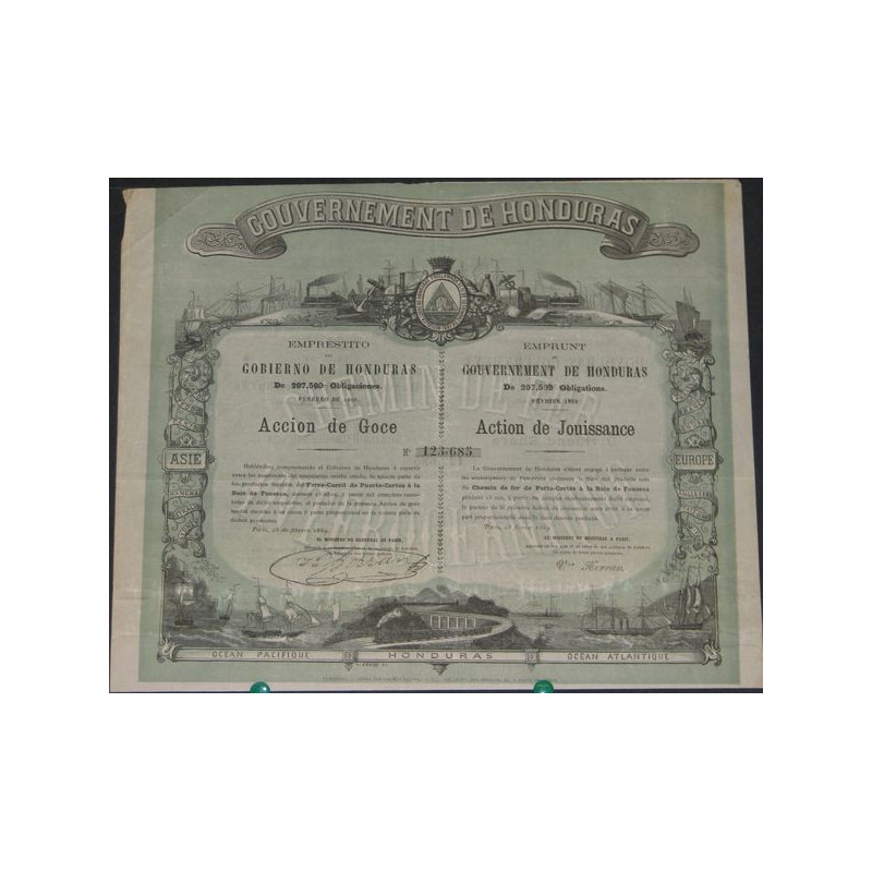 Emprunt du Gvt du Honduras