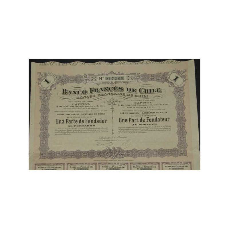 Banque Française du Chili (PF)