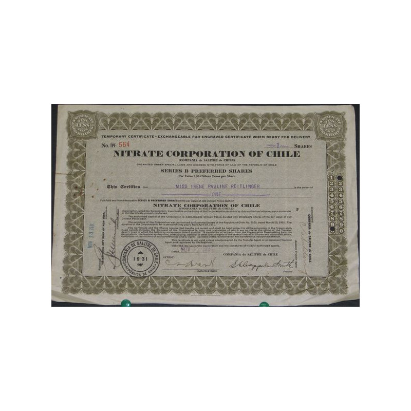 Nitrate Corporation of Chile (Gris)