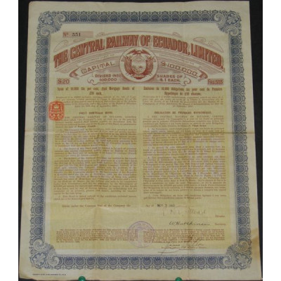 The Central Railway of Ecuador Ltd
