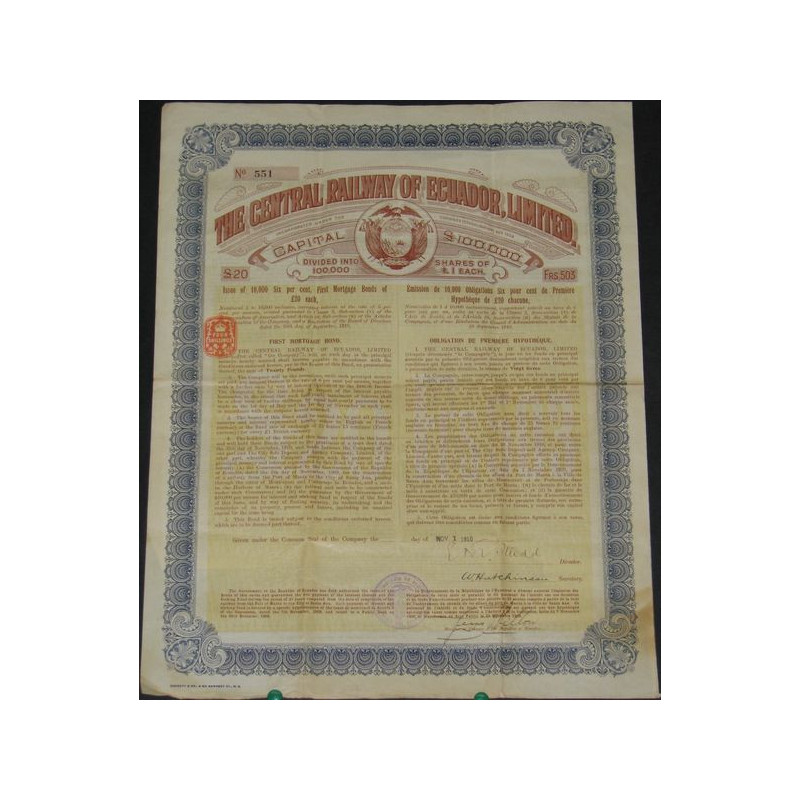 The Central Railway of Ecuador Ltd