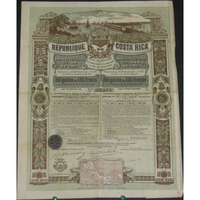 Emprunt Extérieur 5 % Or de 1911