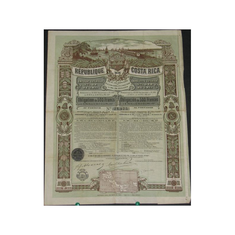 Emprunt Extérieur 5 % Or de 1911