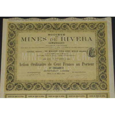 Sté des Mines de Rivera (Uruguay)