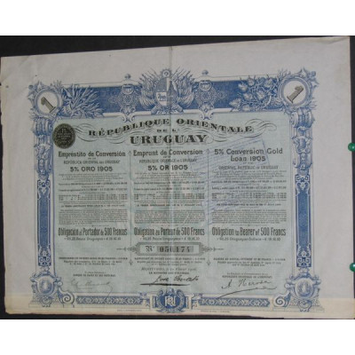 Emprunt de Conversion 5 % Or 1905