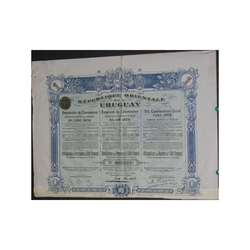 Emprunt de Conversion 5 % Or 1905
