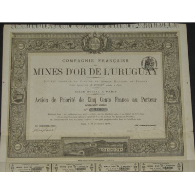 Cie Française des Mines d'Or de l'Uruguay