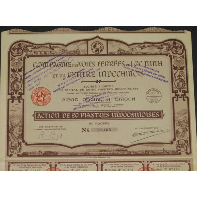 Cie des Voies Ferrées de Loc Ninh et du Centre Indochinois