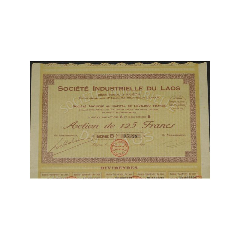 Sté Industrielle du Laos