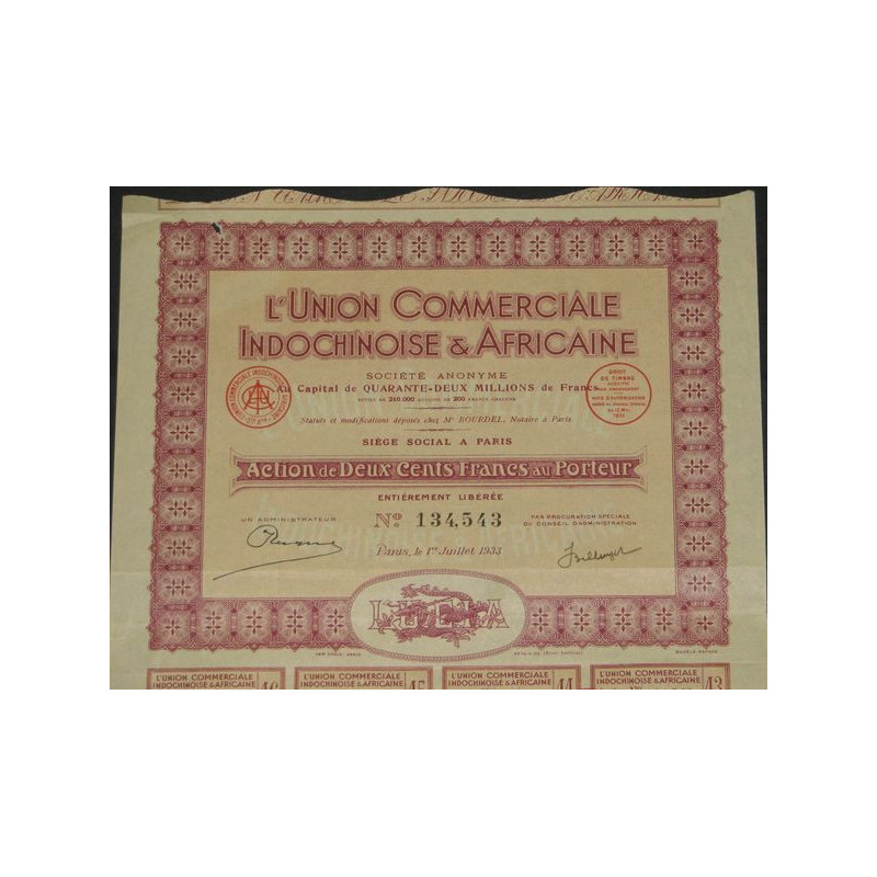 L'Union Commerciale Indochinoise & Africaine