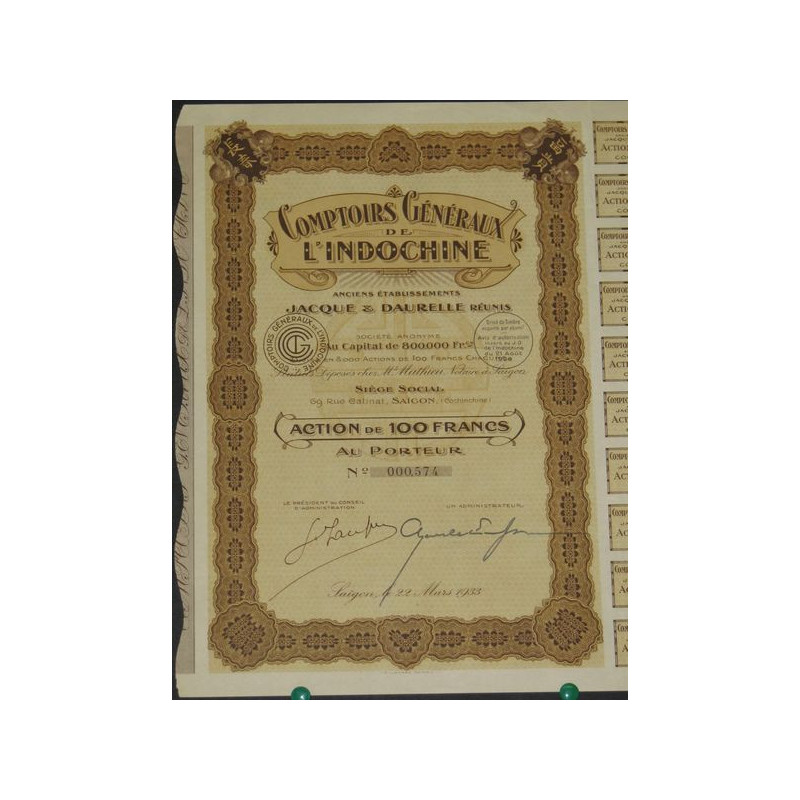 Comptoirs Généraux de l'Indochine (Act 100 F)