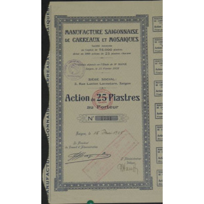 Manufacture Saigonnaise de Carreaux et Mosaïques