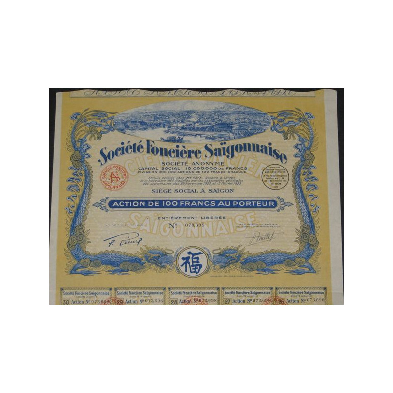Sté Foncière Saïgonnaise