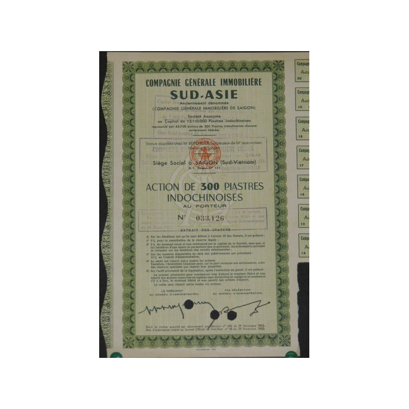 Cie Générale Immobilière Sud-Asie