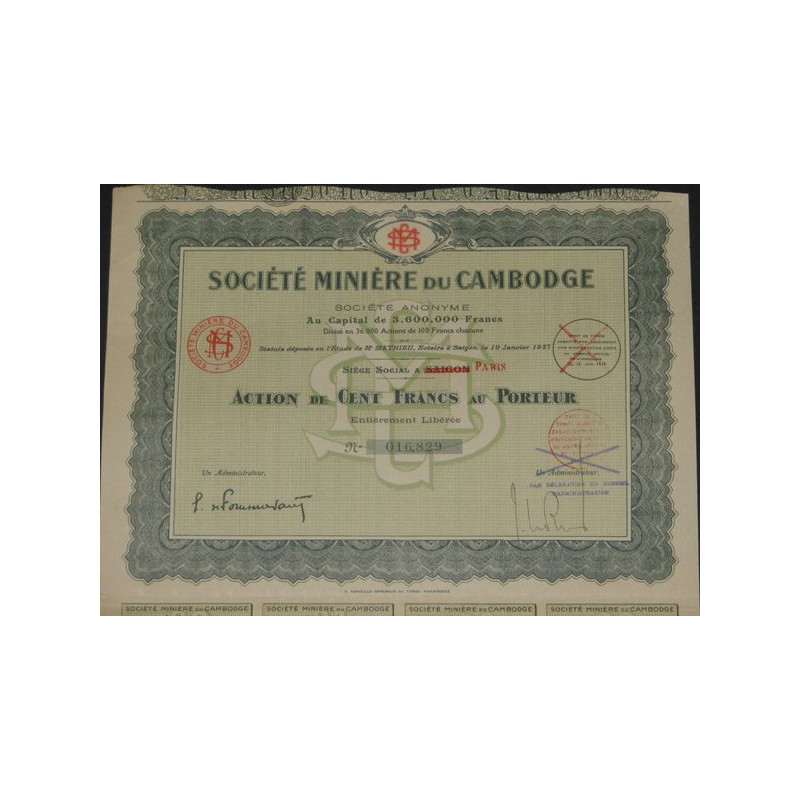 Sté Minière du Cambodge