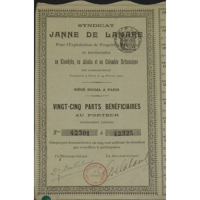 Syndicat Janne de Lamare