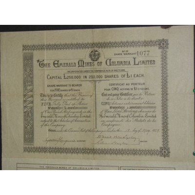 The Emerald Mines of Columbia Ltd