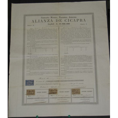 Cia Minera Nacional Anonima Alianza de Cicapra