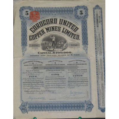 Corocoro United Copper Mines Ltd (05 Ac)