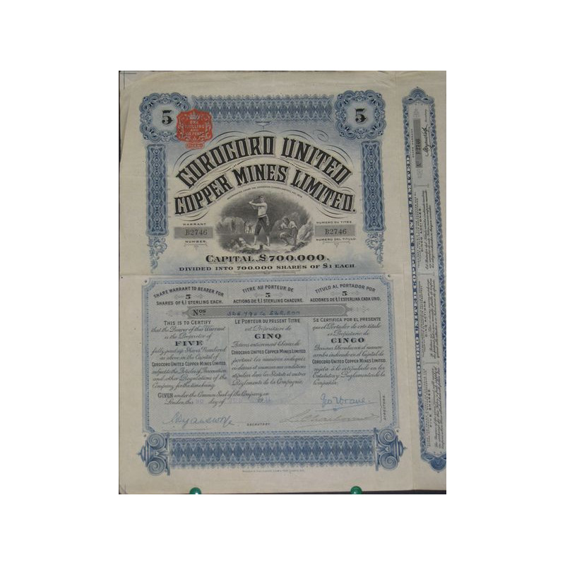 Corocoro United Copper Mines Ltd (05 Ac)