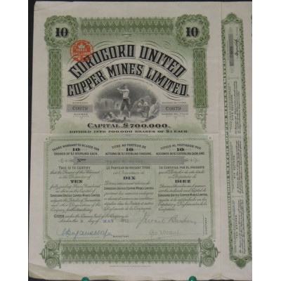 Corocoro United Copper Mines Ltd (10 Ac)