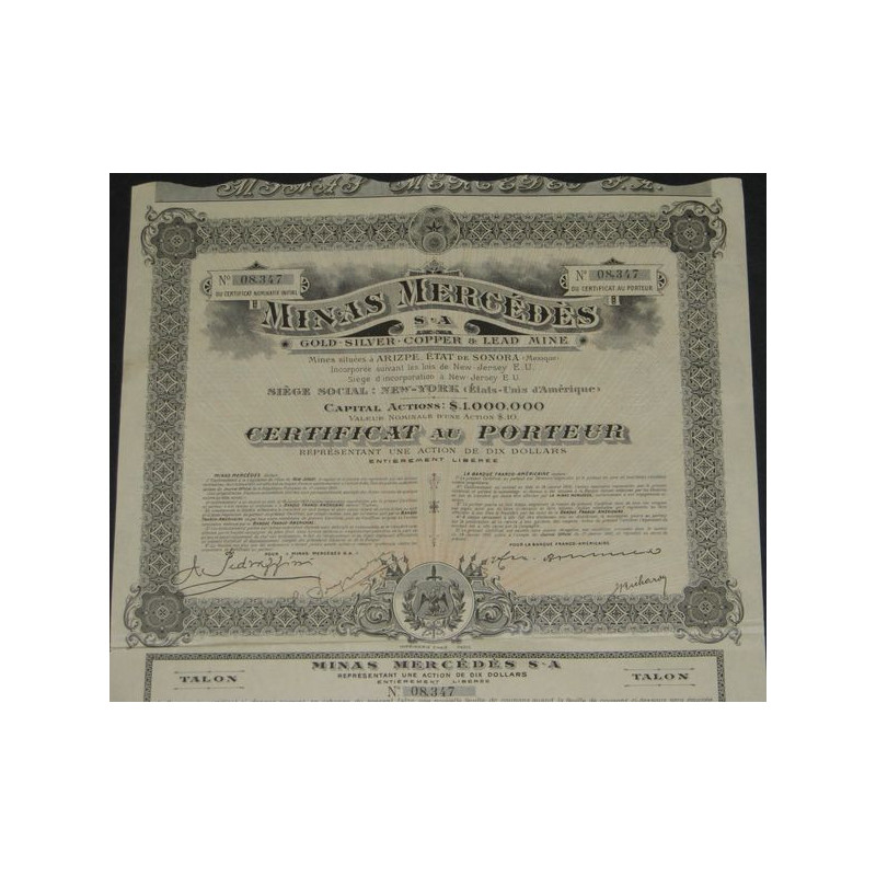 Minas Mercédès Gold Silver Copper & Lead Mine