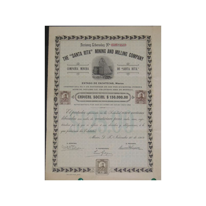 The "Santa Rita" Mining and Milling Cy