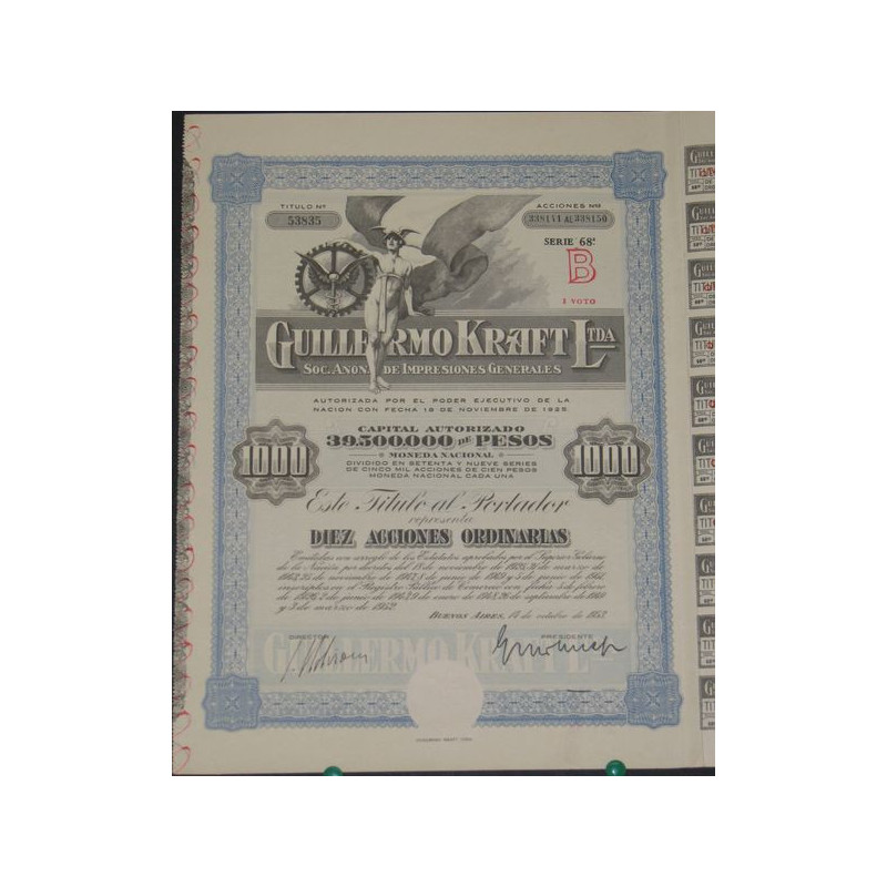 Guillermo Kraft Ltda (Impresiones Generales) (10 Ac)