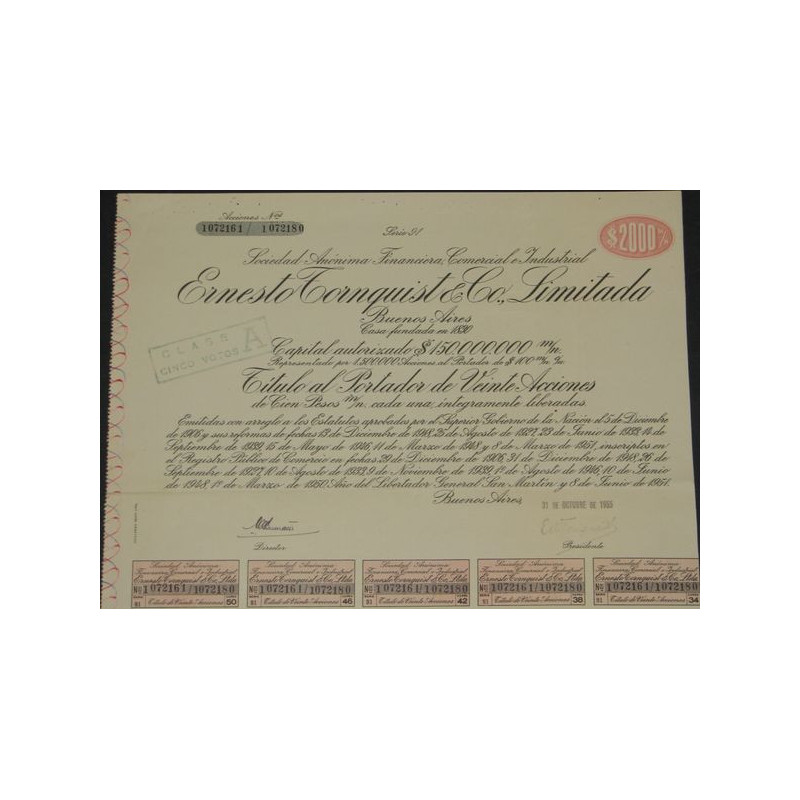 Ernesto Tornquist & Co Limitada (20 Ac)