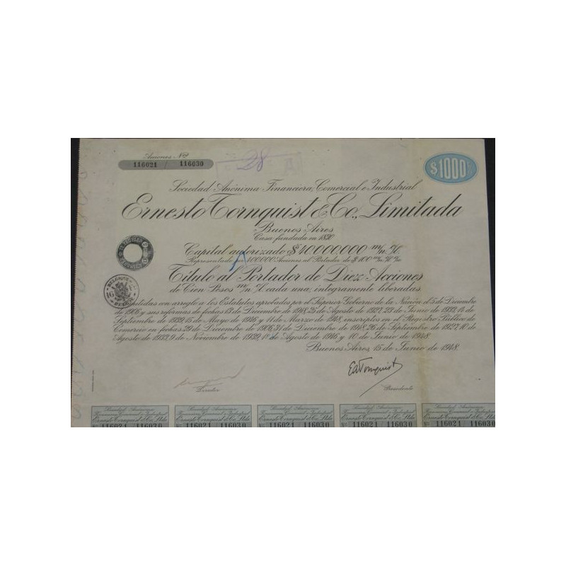 Ernesto Tornquist & Co Limitada (10 Ac)