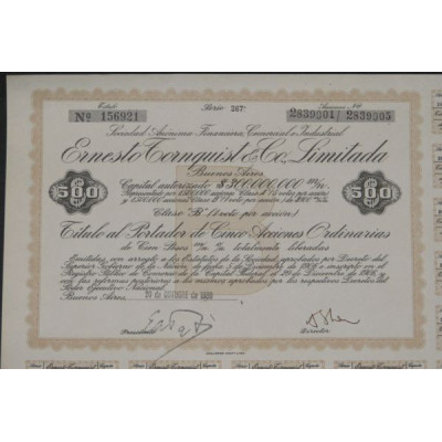 Ernesto Tornquist & Co Limitada (5 Act ordin)