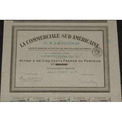 La Commerciale Sud Américaine