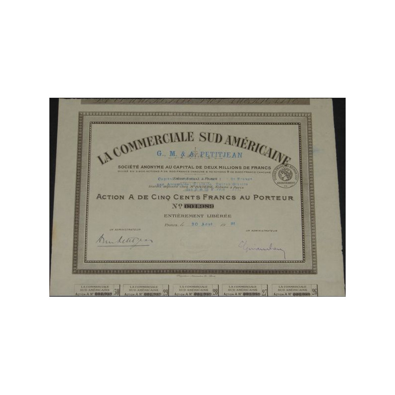 La Commerciale Sud Américaine