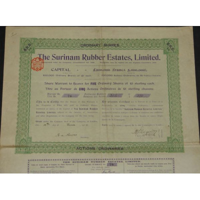 The Surinam Rubber Estates Ltd