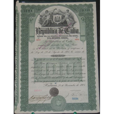 Bono de la Deuda Interior de 1905 5 %