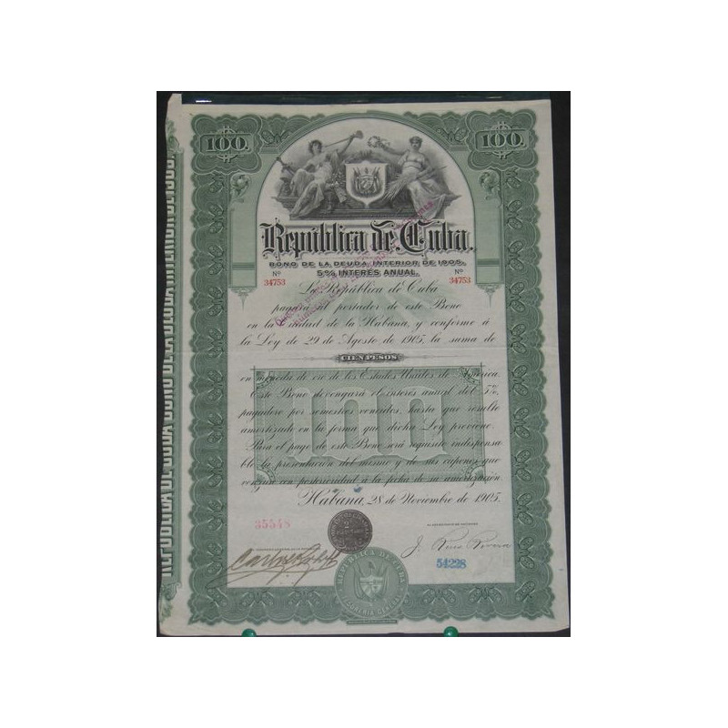 Bono de la Deuda Interior de 1905 5 %