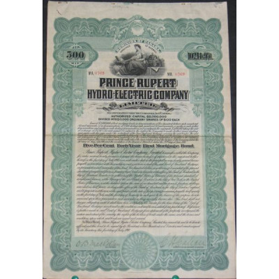 Prince Rupert Hydro-Electric Cy Ltd