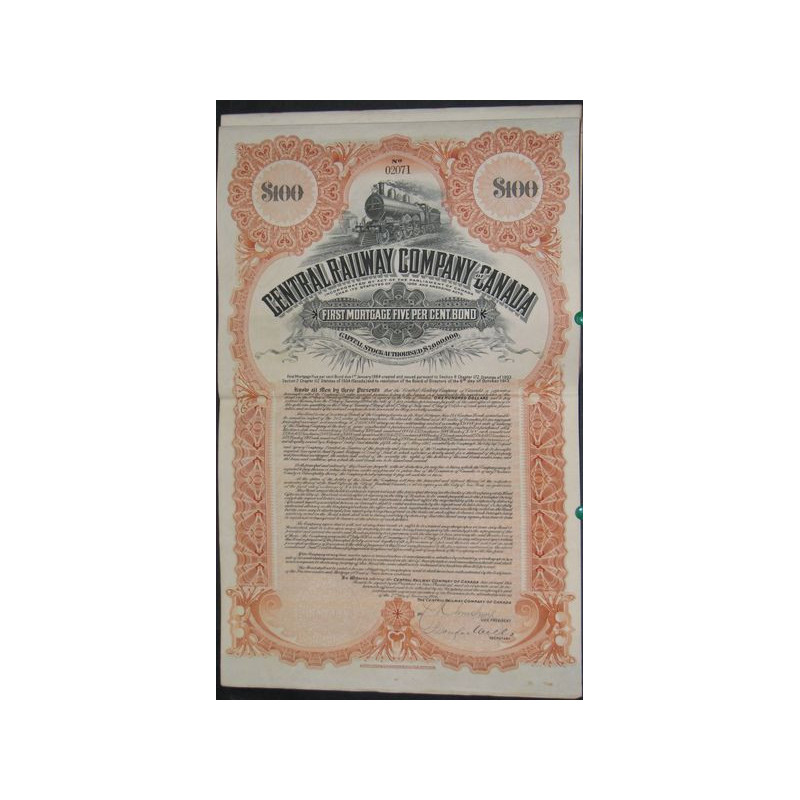 Central Railway Cy of Canada