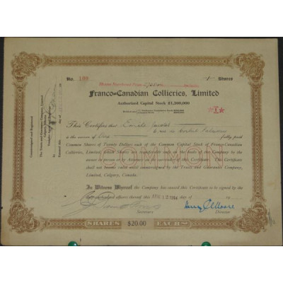 Franco-Canadian Collieries Ltd