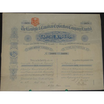 The Klonduke & Canadian Exploration Cy Ltd
