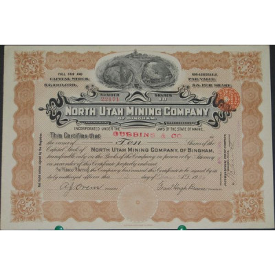 North Utah Mining Cy of Bingham