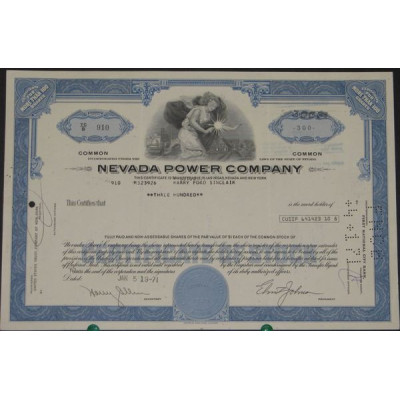 Nevada Power Cy (Bleu)