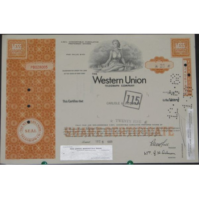 The Western Union Telegraph Cy (Titre 25 Act)