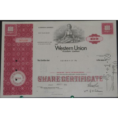 The Western Union Telegraph Cy (Titre 100 Act)