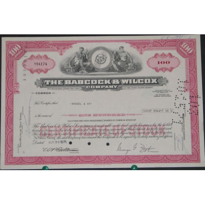 The Babcock & Wilcox Cy (Titre 100 Ac)