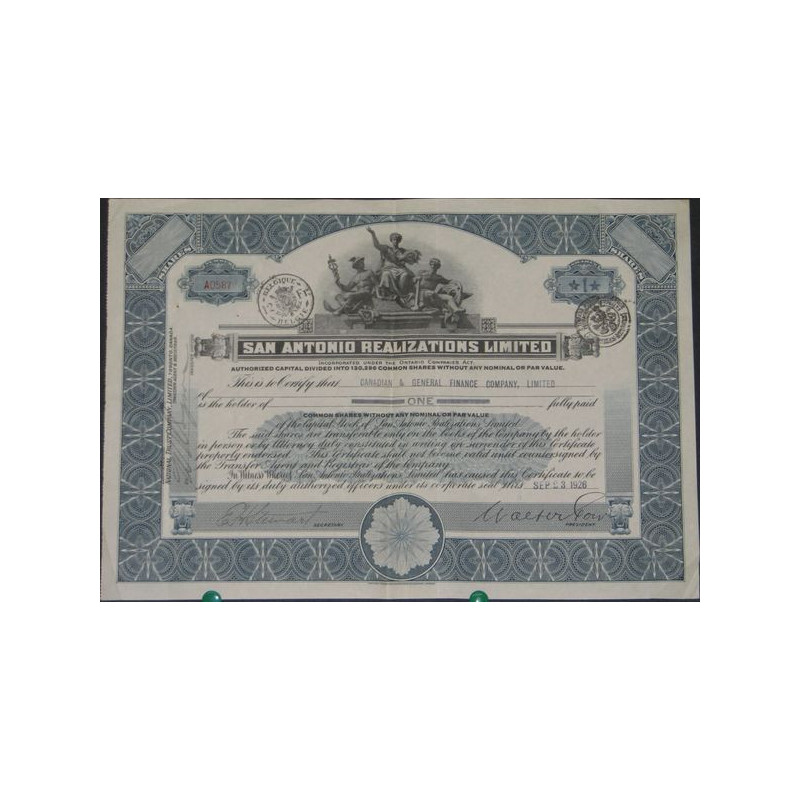 San Antonio Realizations Ltd