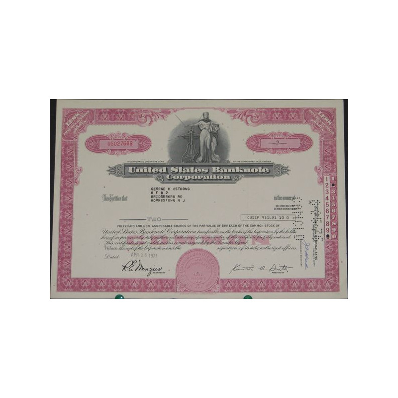 United State Banknote Corporation