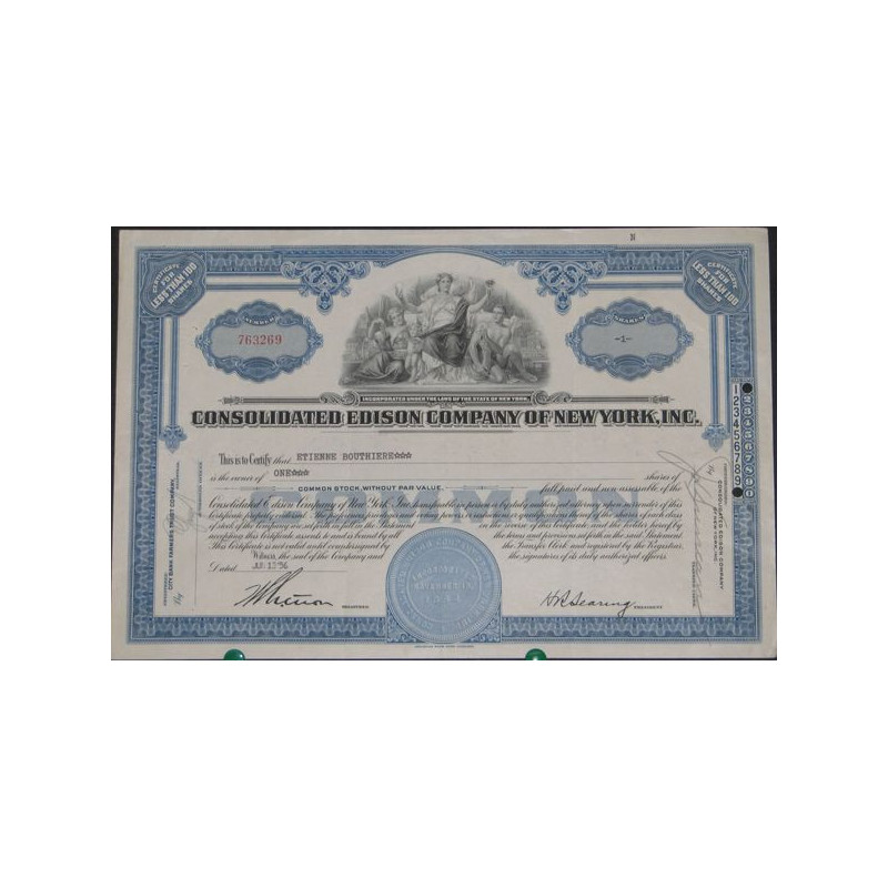 Consolidated Edison Cy of New York Inc