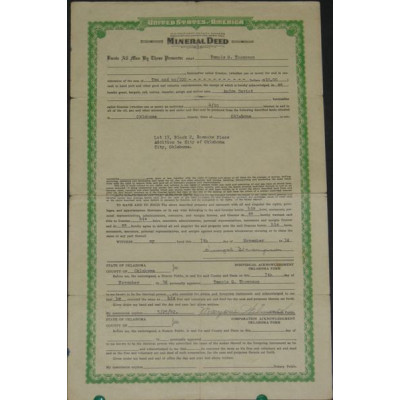 Mineral Deed (verte)